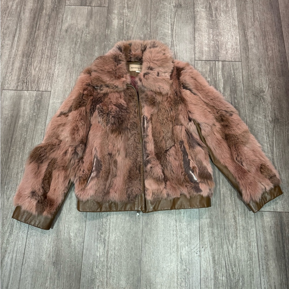 ✨HIVERREINE leather fux jacket ✨